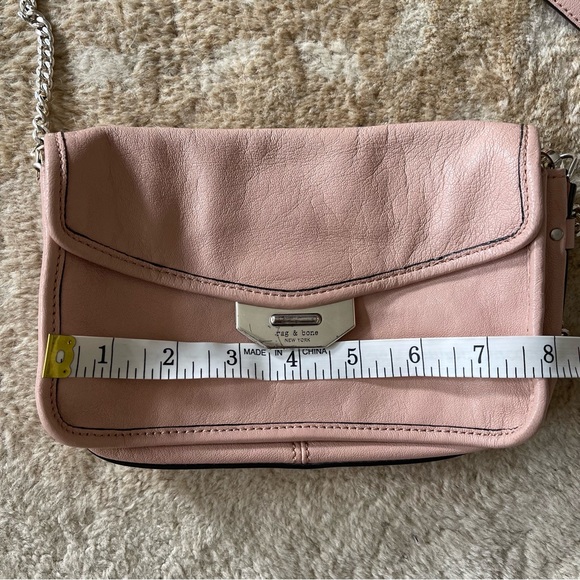 Rag & Bone Field Clutch Convertible Crossbody Mini Bag In Nude/ Pink - Picture 9 of 16